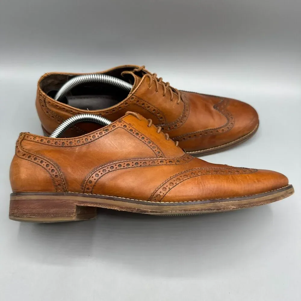 Cole Haan Wingtip Leather Lace up Dress Shoes Men's Size 10.5 M